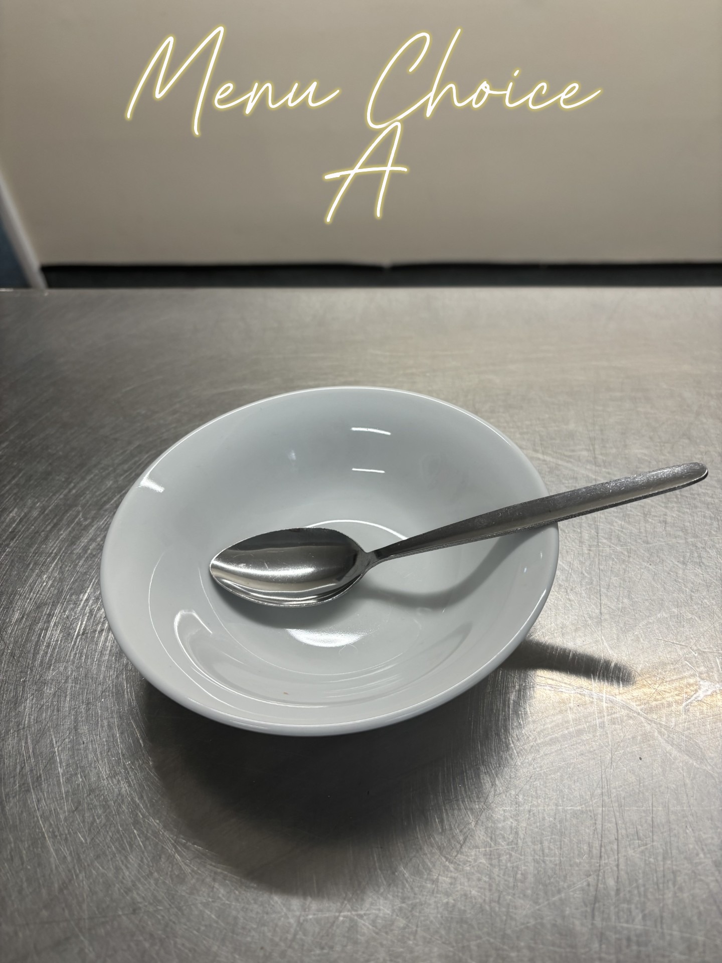 A Menu Choice