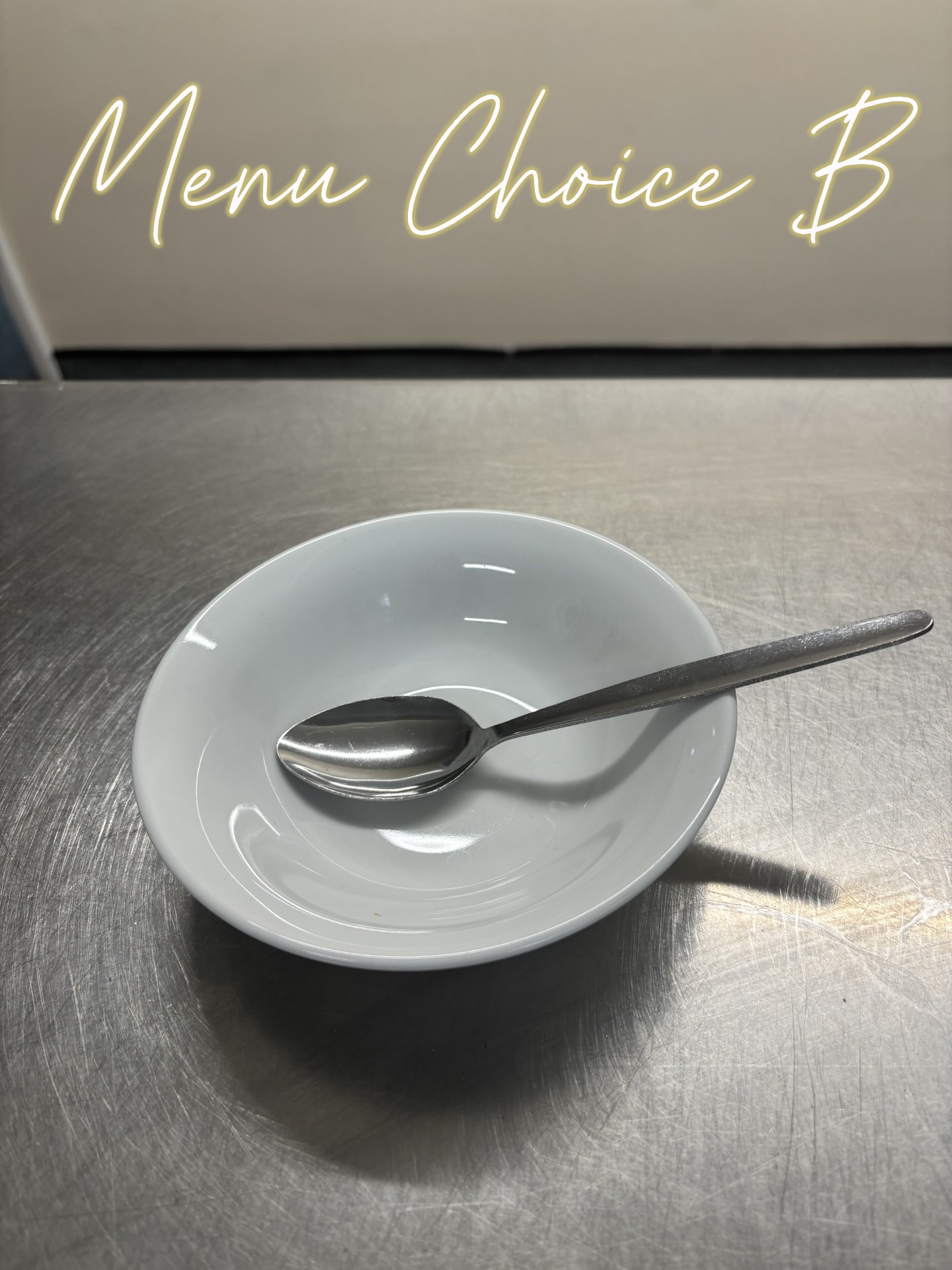 Menu Choice B